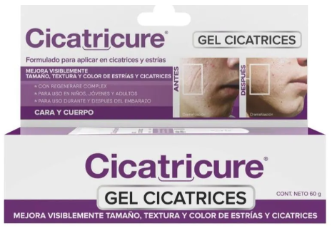 CICATRICURE GEL FACIAL CORPORAL CICATRICES Y ESTRIAS